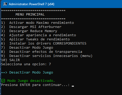 OptiDarwin – Windows Optimizer